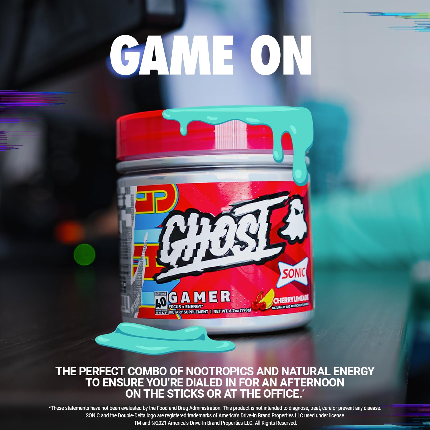 Amazon.com: GHOST Gamer: Energy and Focus Support Formula - 40
